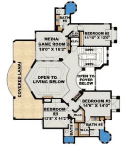 House 1 Floor plan 2