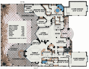 House 1 Floor plan