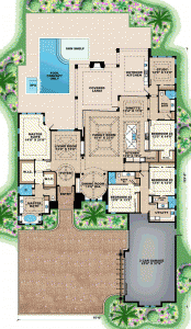 Alpha-Builders-Group-Florida-Contemporary-Prairie-main-floor-4BD-4BT-3869SF-AC-luxury-custom-home-floor-plan-jacksonville-florida