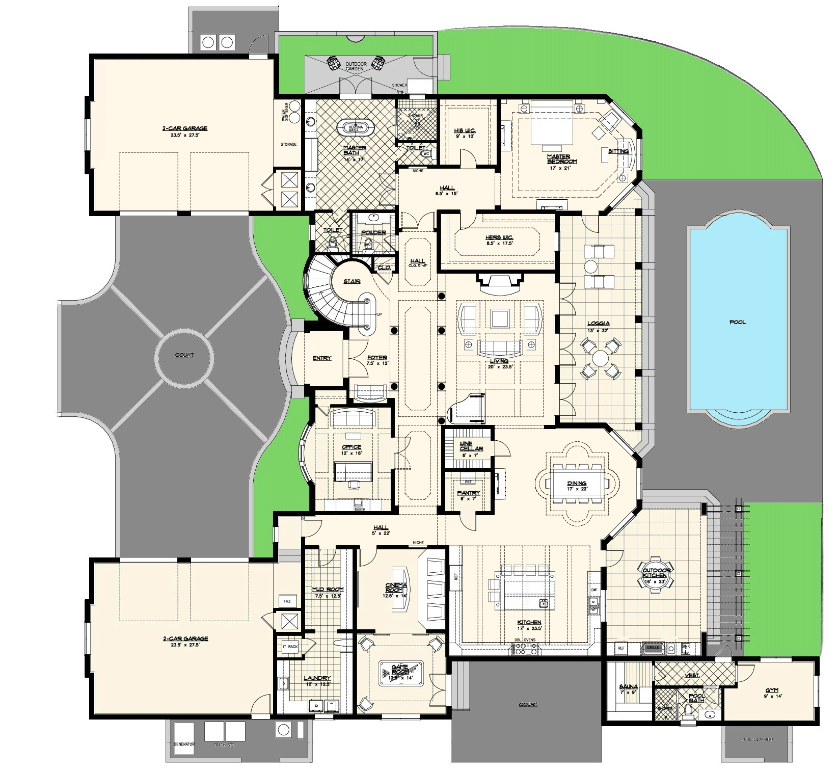 Villa Marina Floor Plan Alpha Builders Group