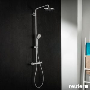 Alpha-Builders-Group-Modern-New-Homes-Hansgrohe-Shower-Fixture-Installed